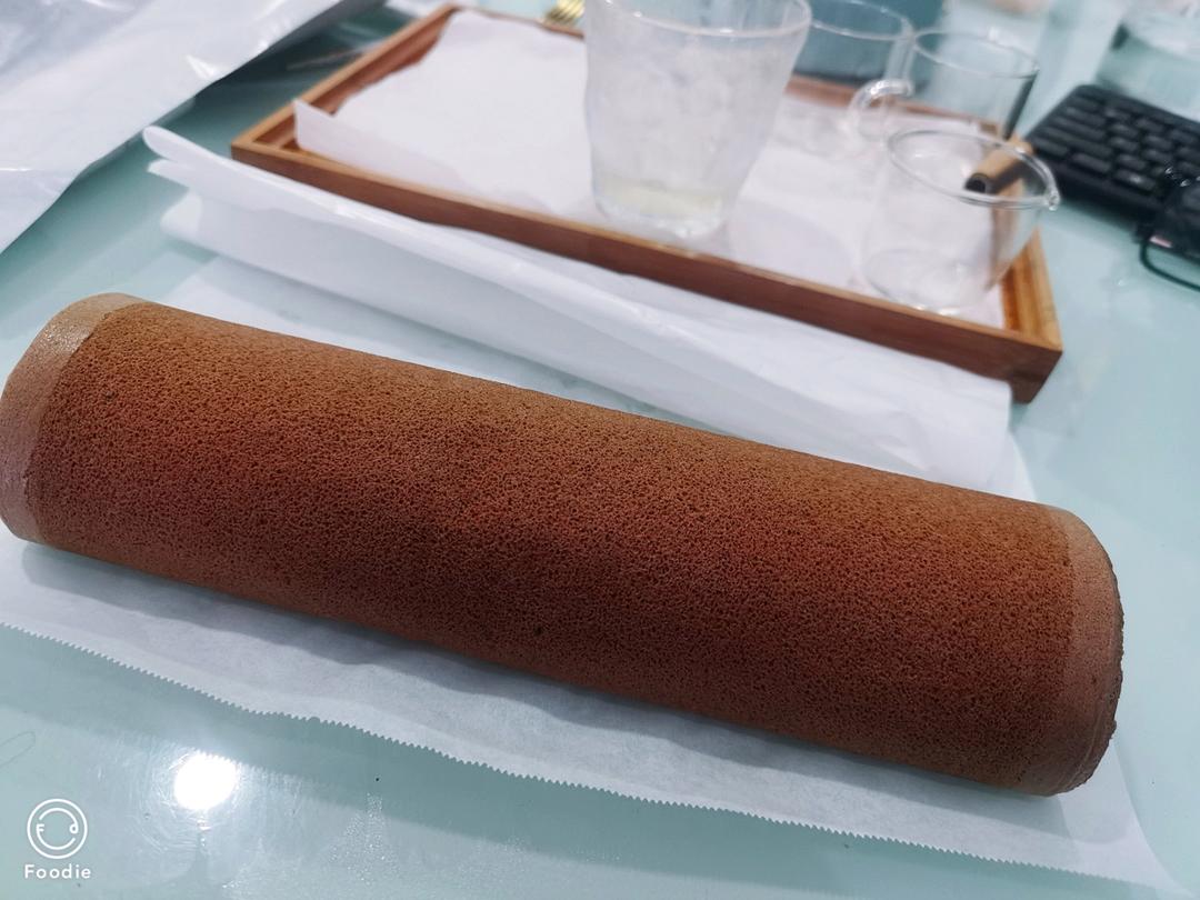 几分甜提拉米苏奶冻卷/不消泡不开裂摩卡蛋糕胚+冷萃咖啡奶冻+马斯卡彭奶油/烘焙视频蛋糕篇8「薄卷」