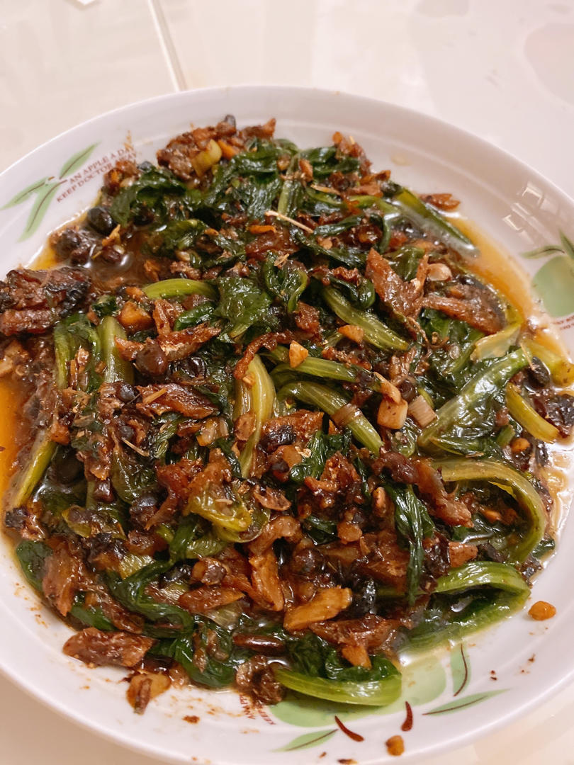 豆豉鲮鱼油麦菜