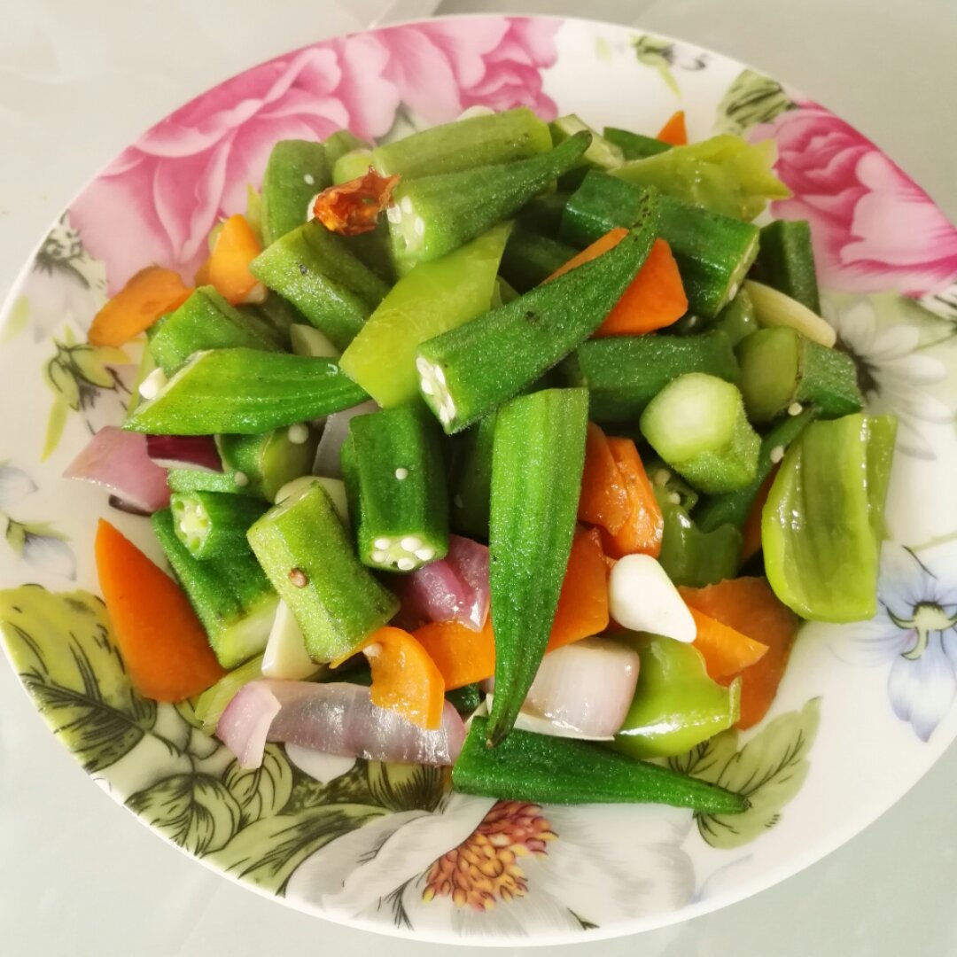 清炒秋葵
