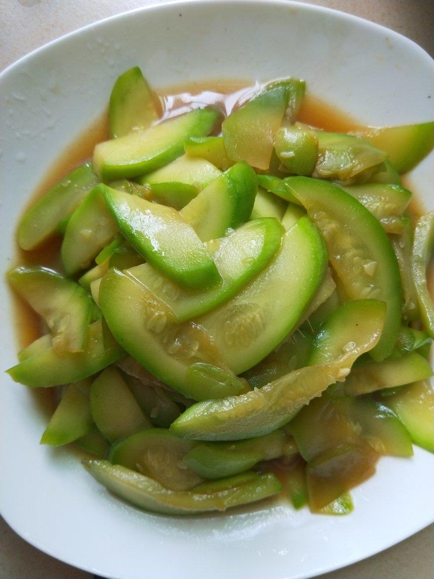 紫醋做的蚝油西葫芦