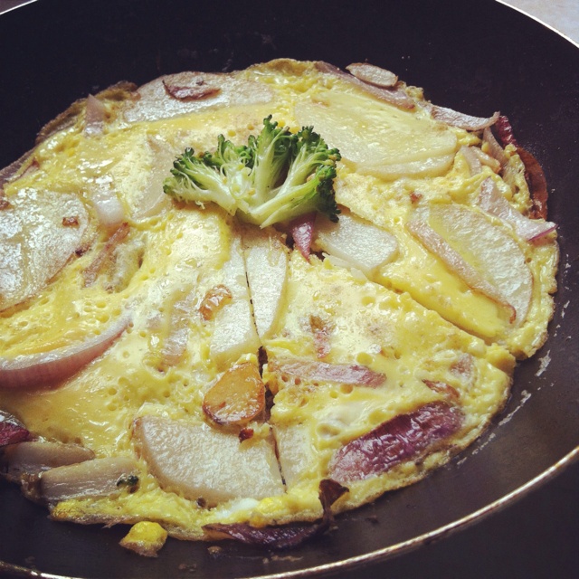 西班牙土豆煎蛋饼