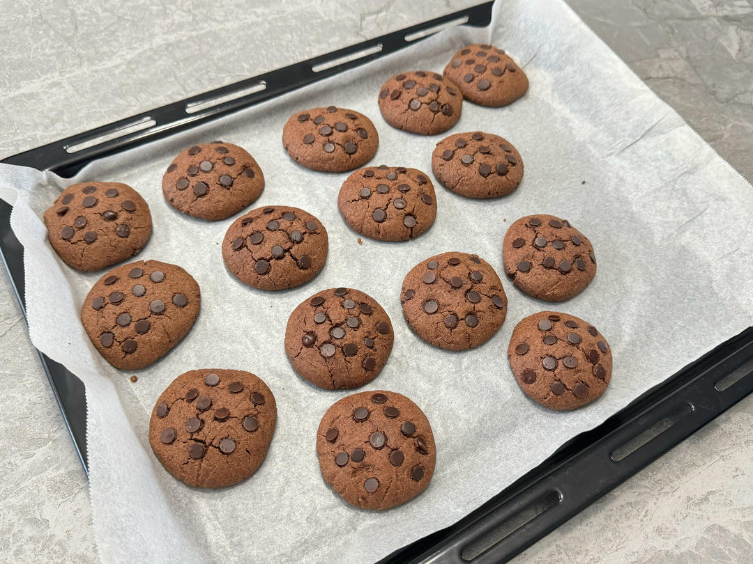 🍪巧克力曲奇｜免打发❗️零失败一次成功❗️