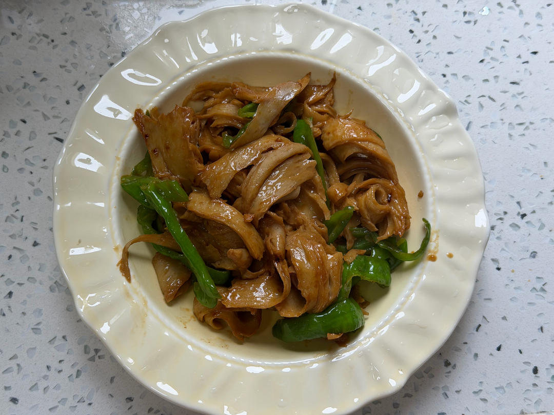 米饭杀手系列之青椒炒面筋