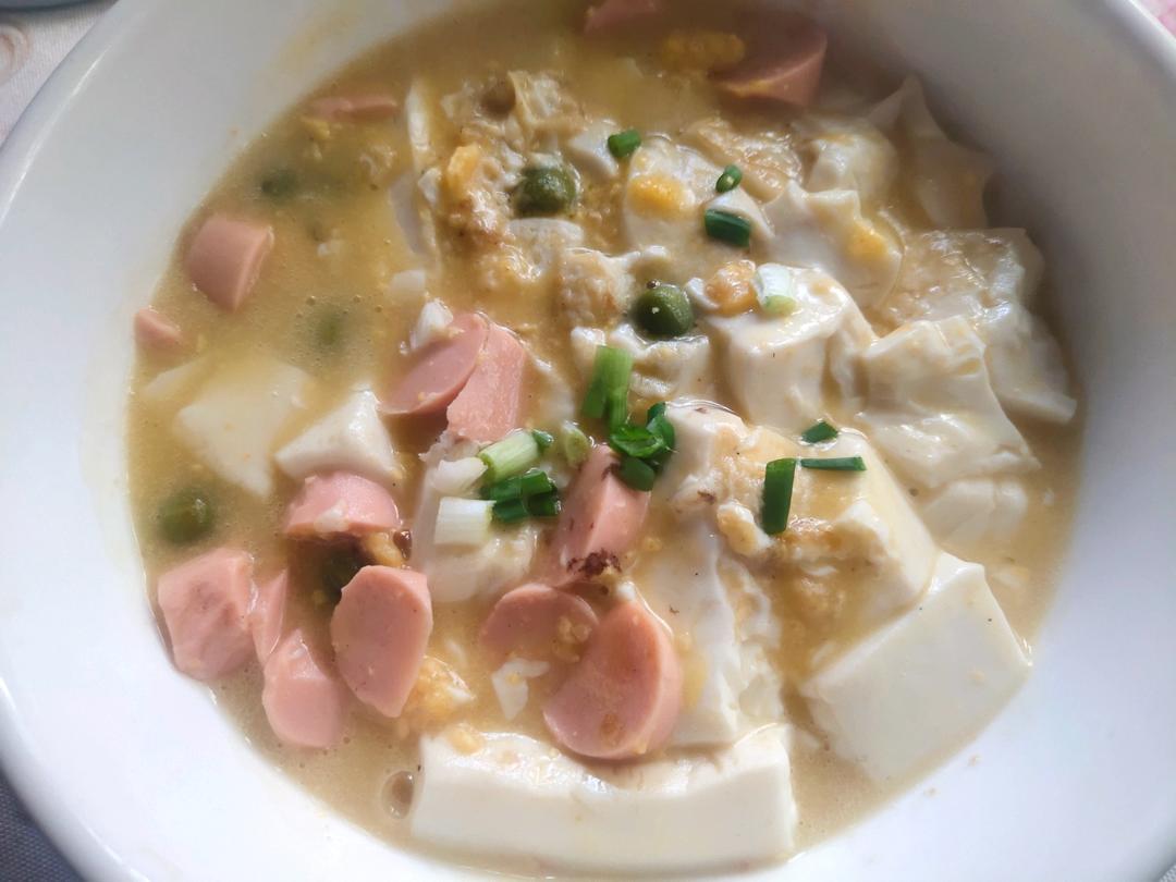老丁的私房菜-蟹黄豆腐