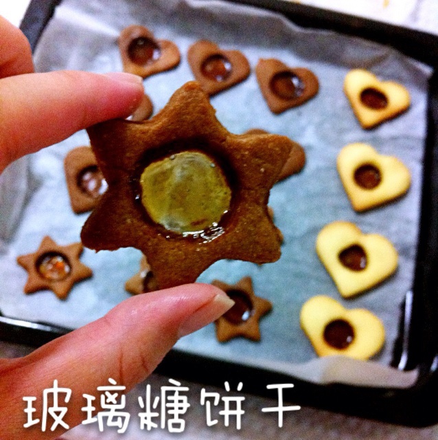 玻璃糖饼干