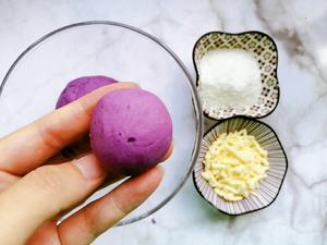 【紫薯糯米滋】热吃糯叽叽冷吃QQ弹的做法 步骤5