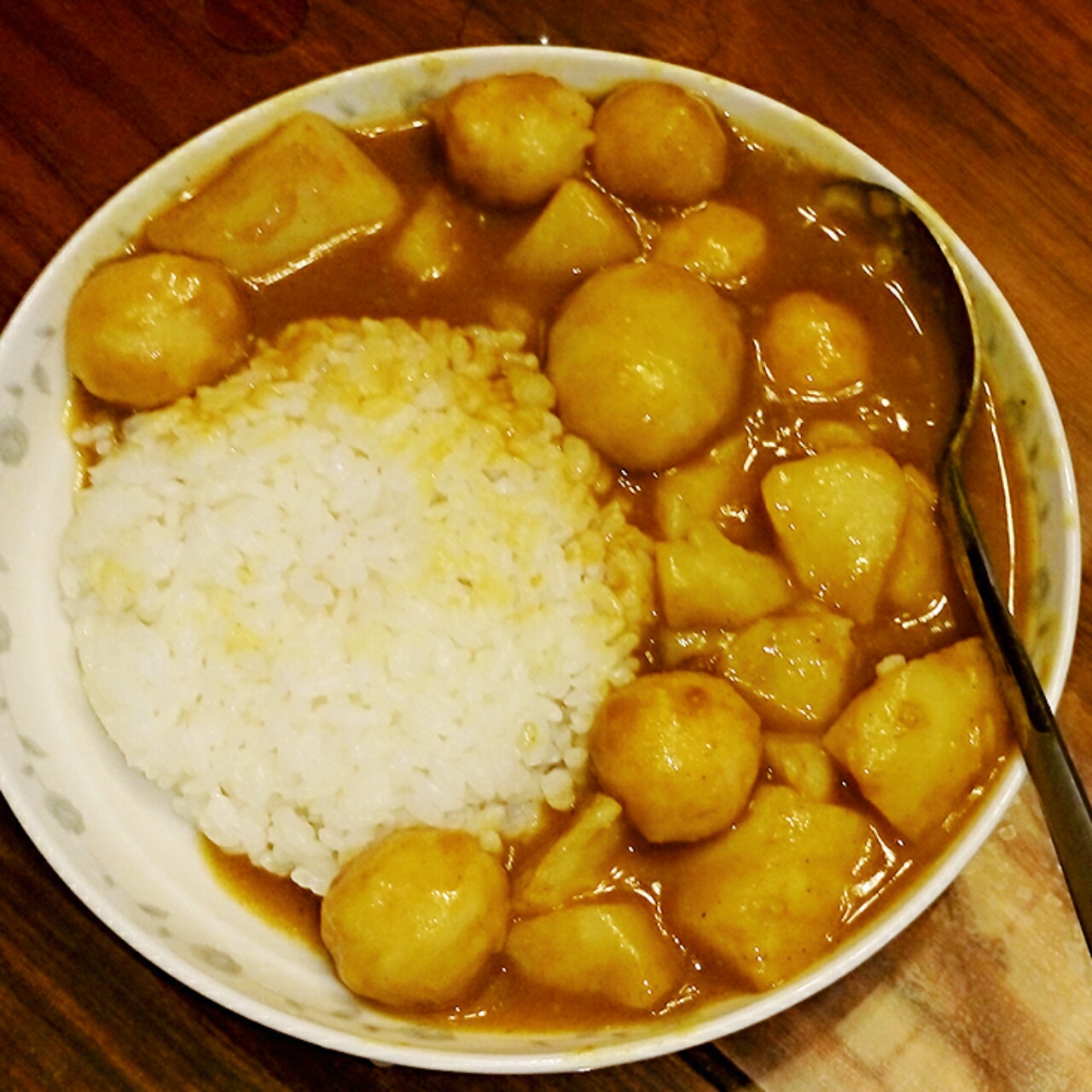 咖喱鱼丸（无油）