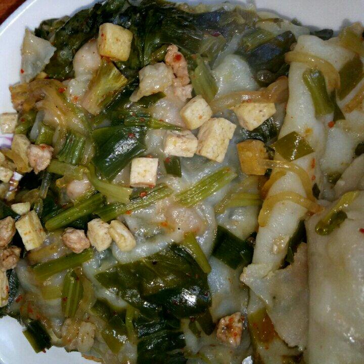 菠菜韭菜菜卷（孜卷）