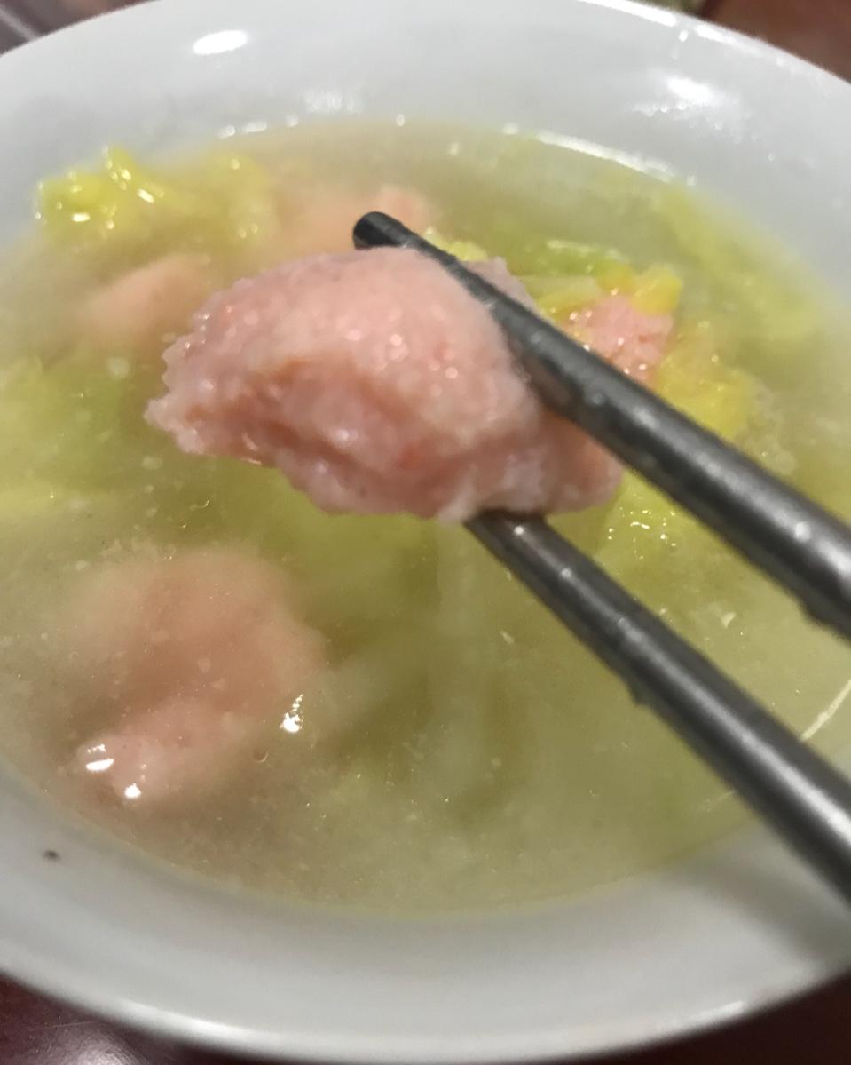 虾滑娃娃菜
