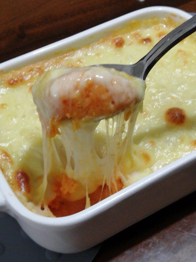 超拉丝芝士焗红薯❗奶香浓郁