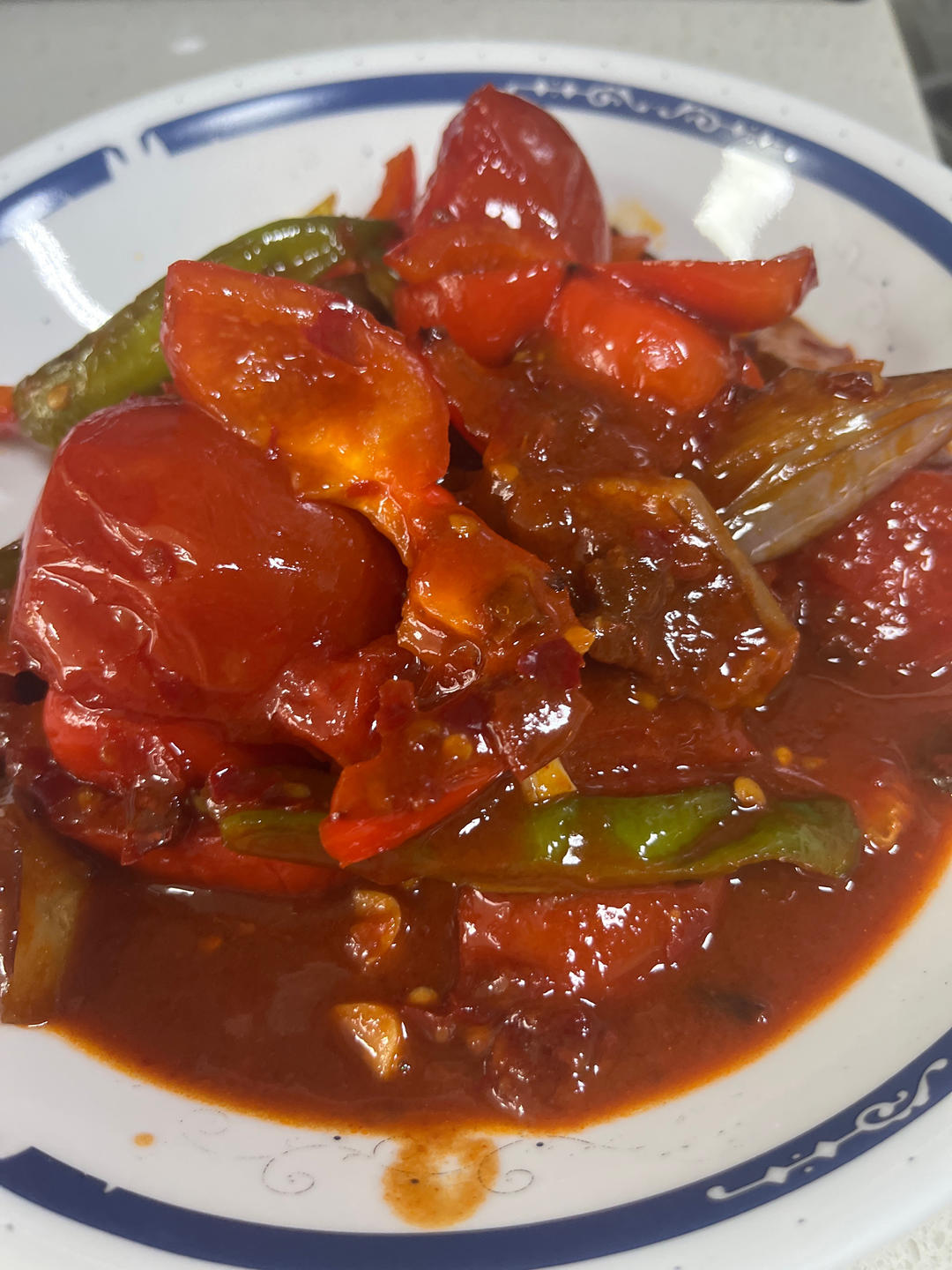 虎皮辣子烧茄子