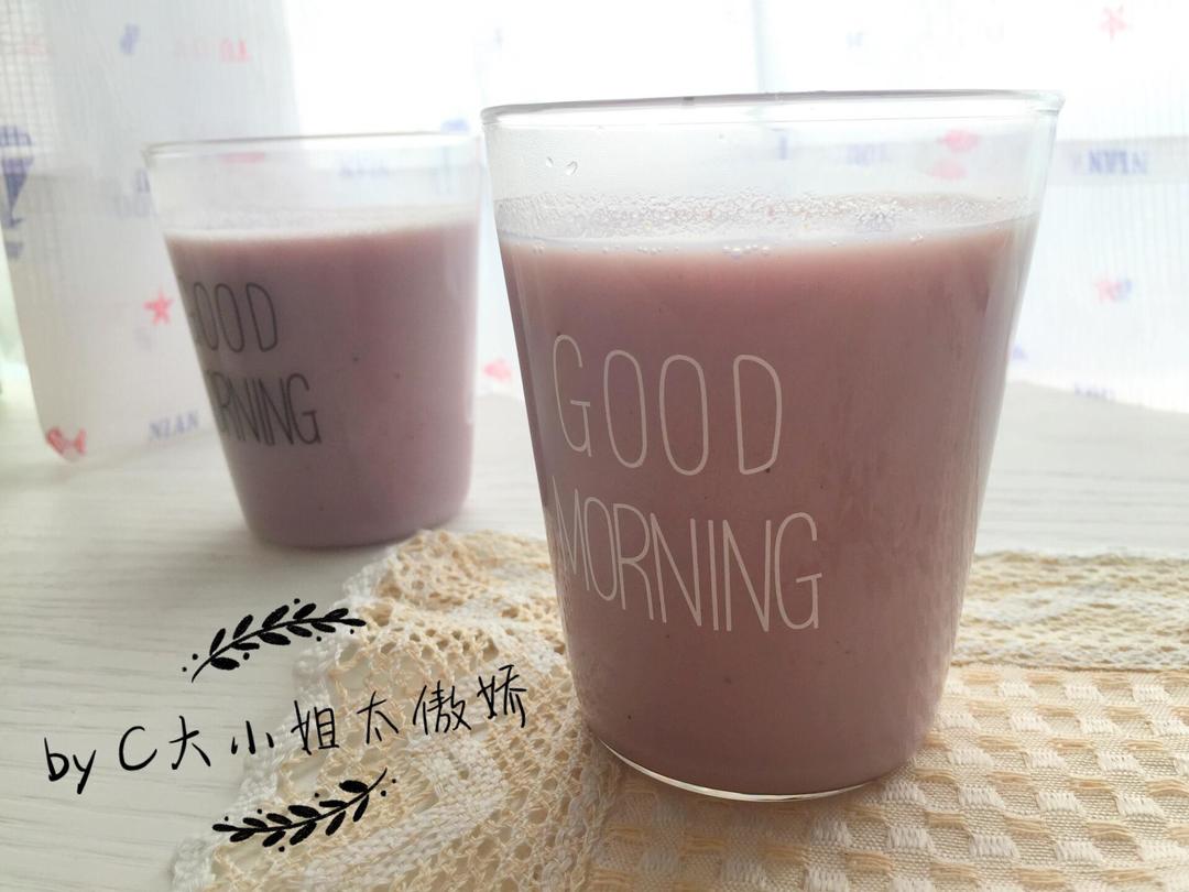 少女系豆浆-紫薯薏仁豆浆的做法