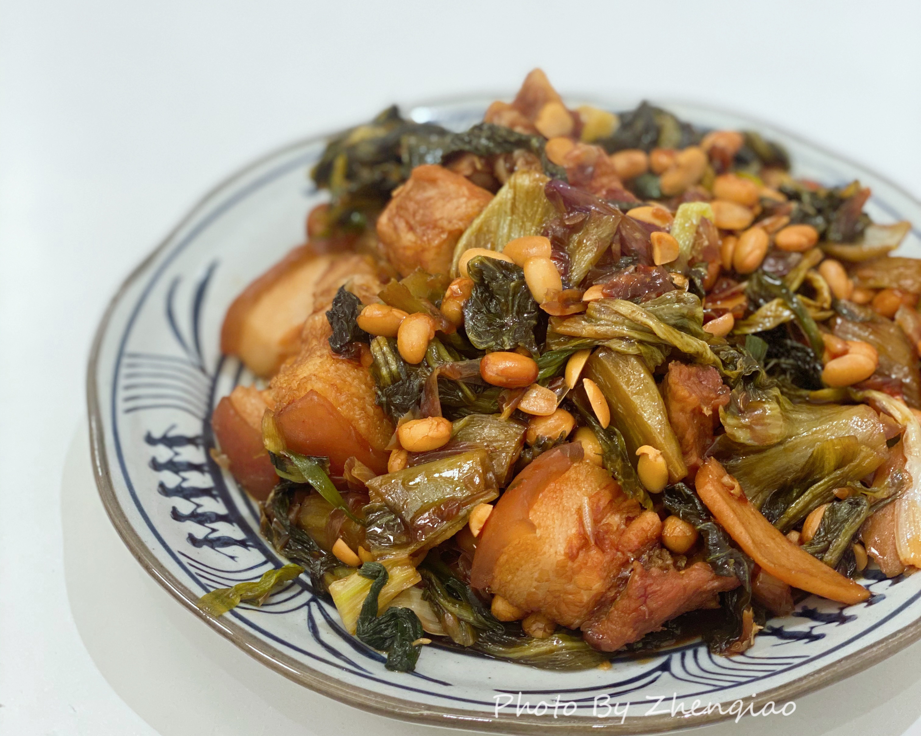 黄豆酸菜焖五花肉的做法