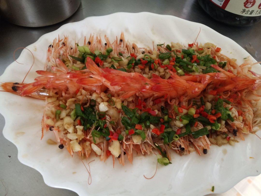 花开蒜蓉粉丝开背虾
