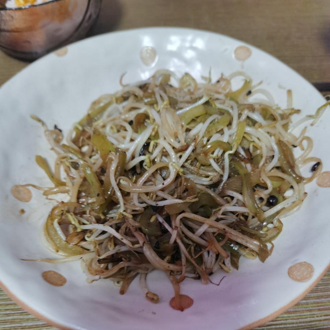 家庭版醋溜豆芽