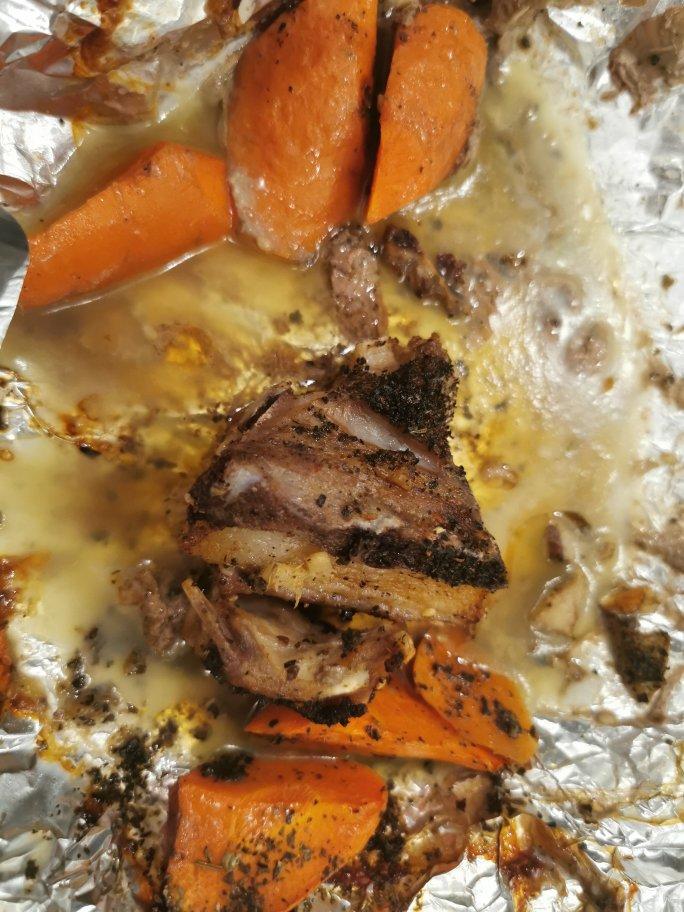 超简单外酥里嫩孜然烤羊排（烤箱版）