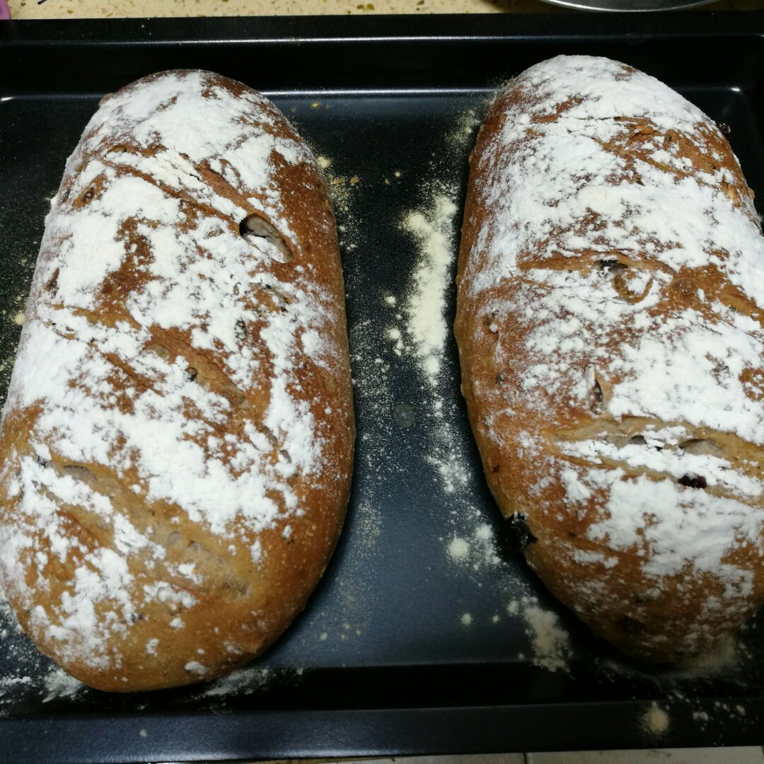 全麦核桃包～软欧包