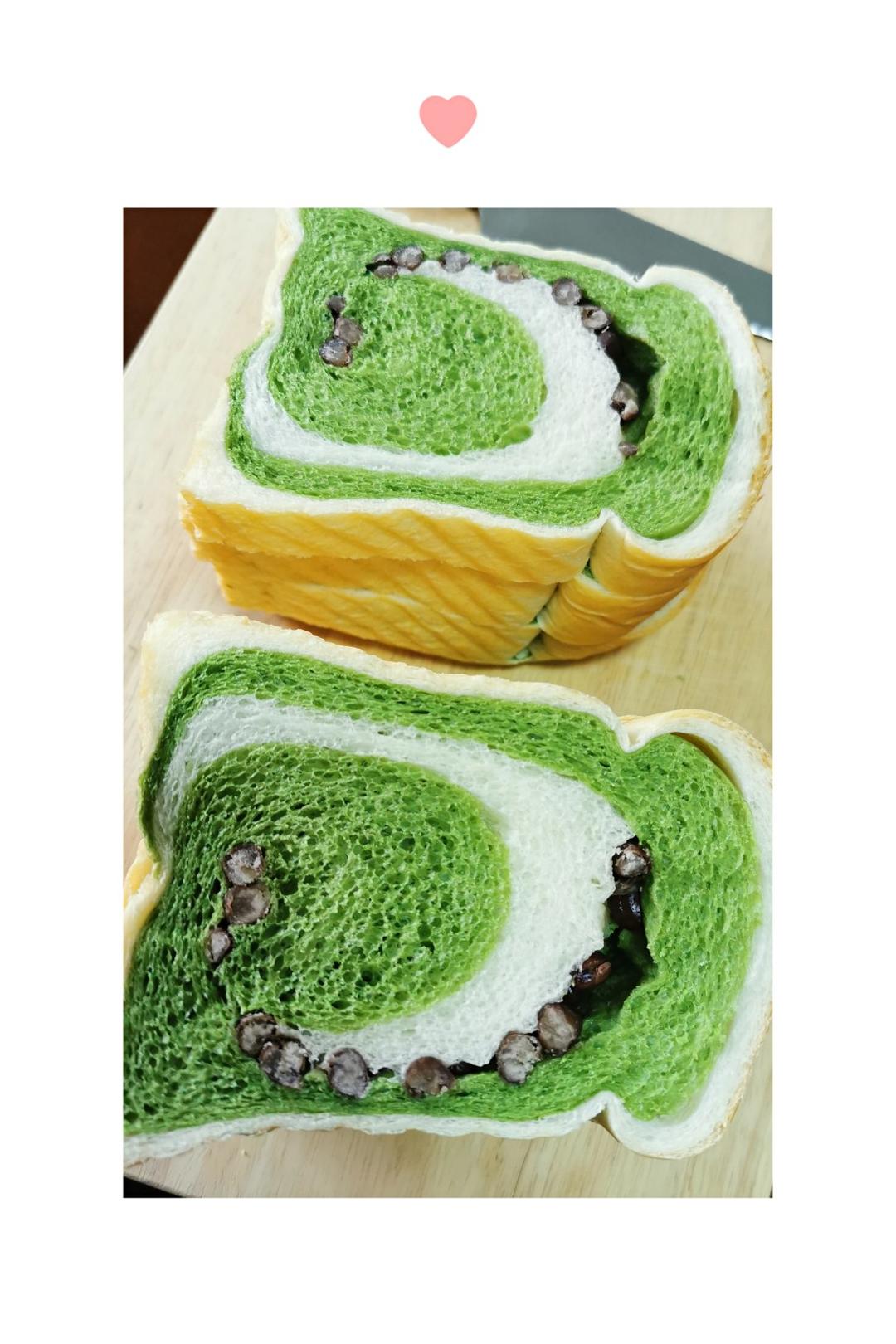 抹茶双色吐司