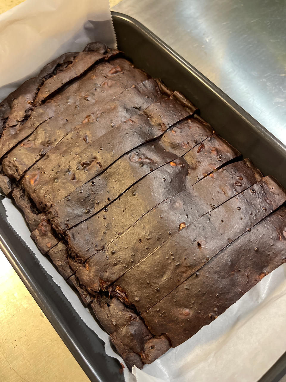 软糯醇香~无油无糖香蕉版低卡布朗尼~