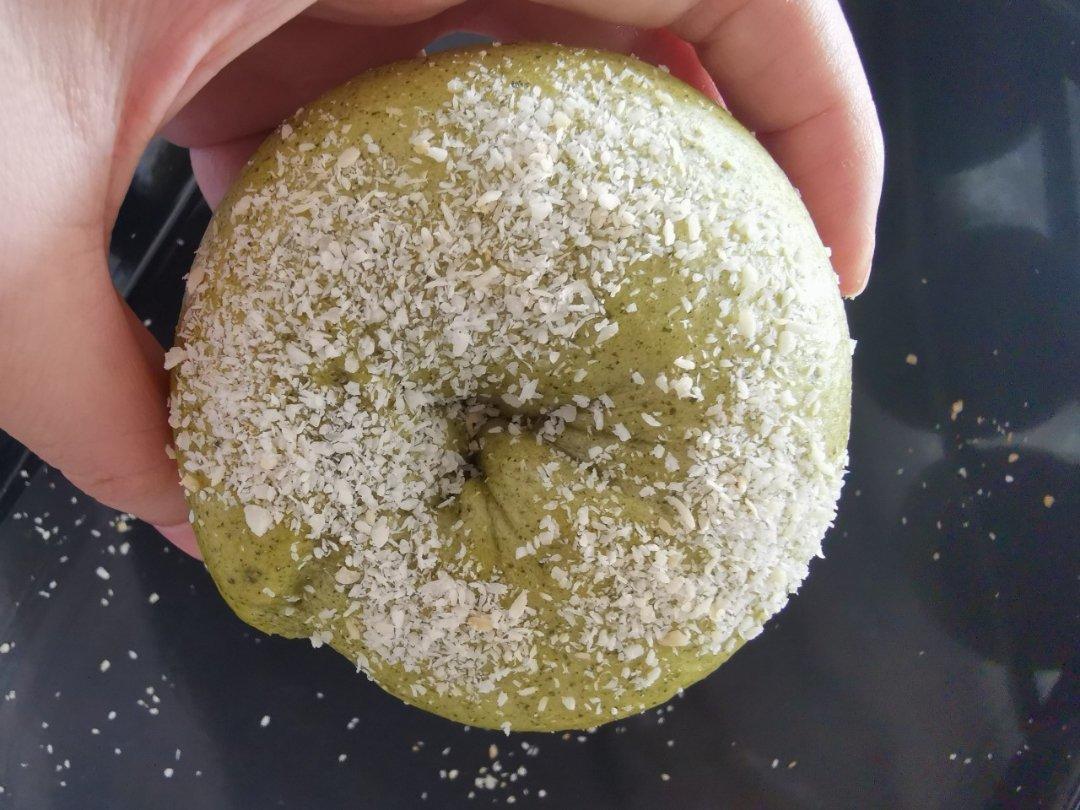 抹茶椰香贝果