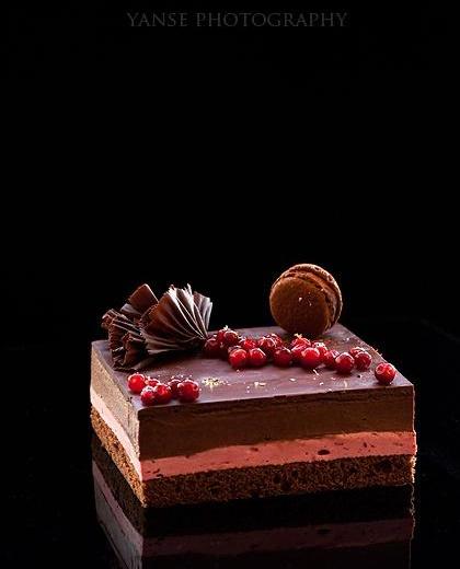 巧克力树莓慕斯蛋糕的做法