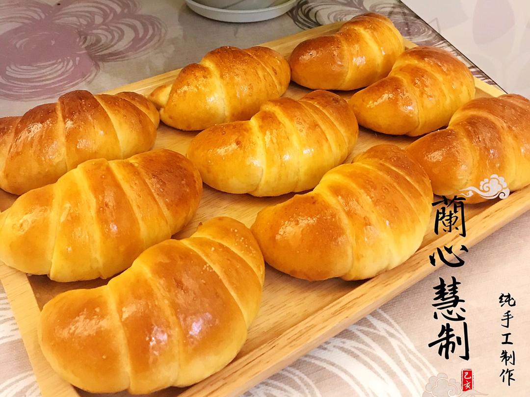 日式海盐牛角面包