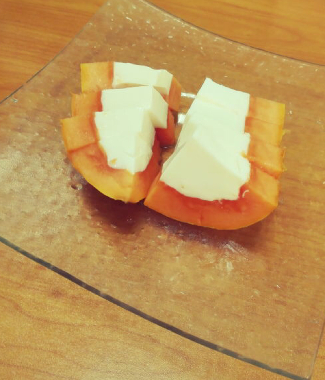 木瓜椰奶冻