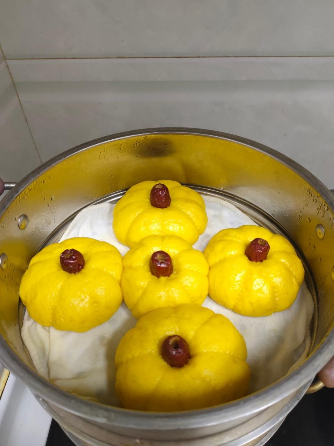 💯一根棉线就能搞定的♨️南瓜馒头｜详细制作手法视频教程