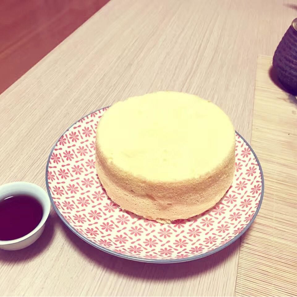 6寸原味戚风蛋糕