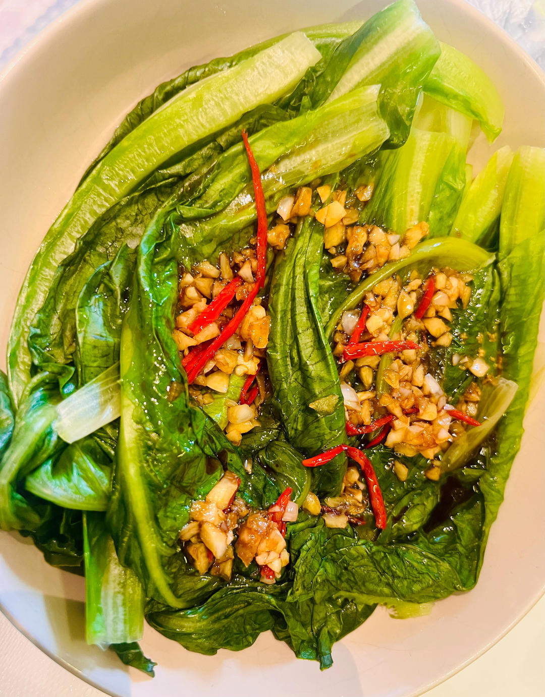 广式白灼生菜(酒店配方)