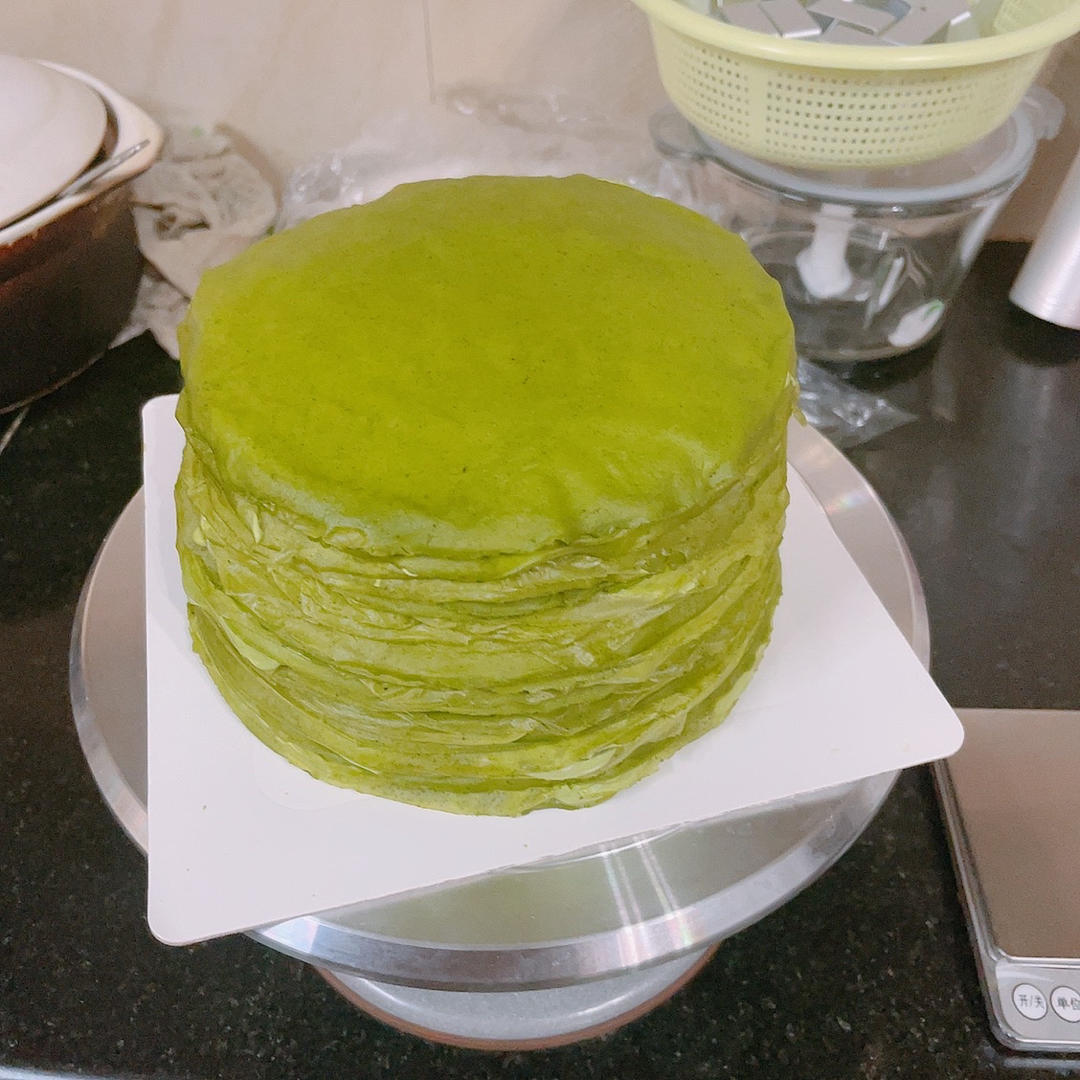 抹茶千层～最棒的配比