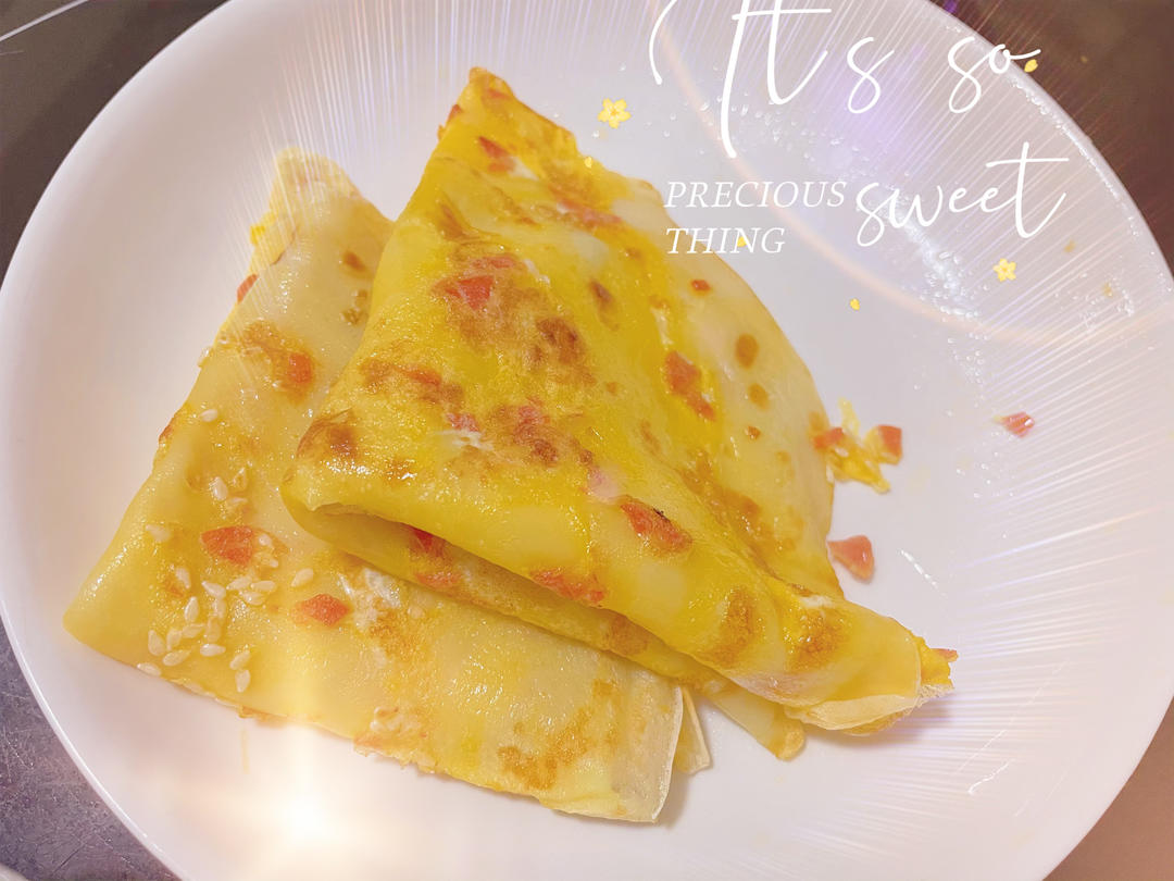 超软筋道的鸡蛋软饼