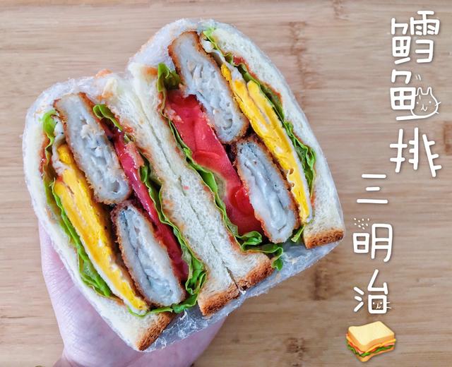 鳕鱼排三明治🥪