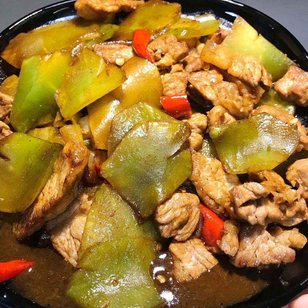 chauyu做的莴笋炒肉片