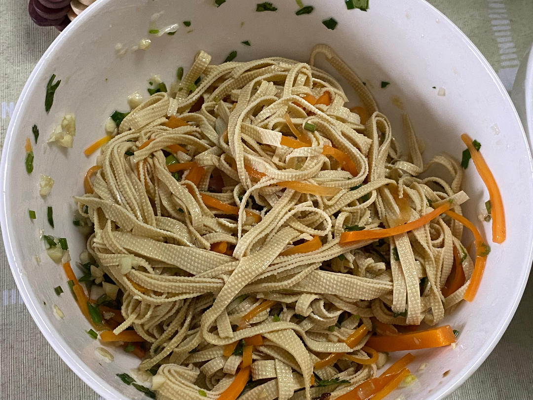 减肥必吃的凉拌菜❗️  凉拌豆腐丝 ❗️ 多吃不长胖（更新食谱）