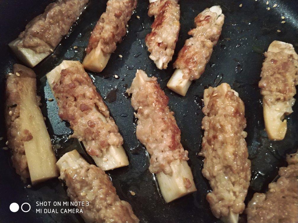 杏鲍菇酿肉卷