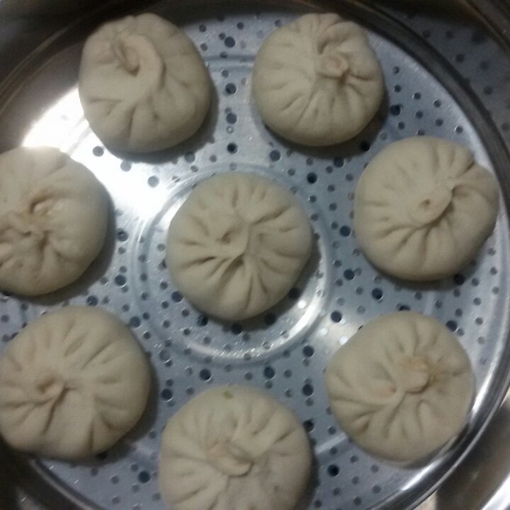 家庭手工肉馅大包子