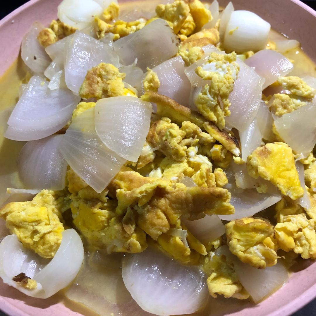 洋葱炒鸡蛋