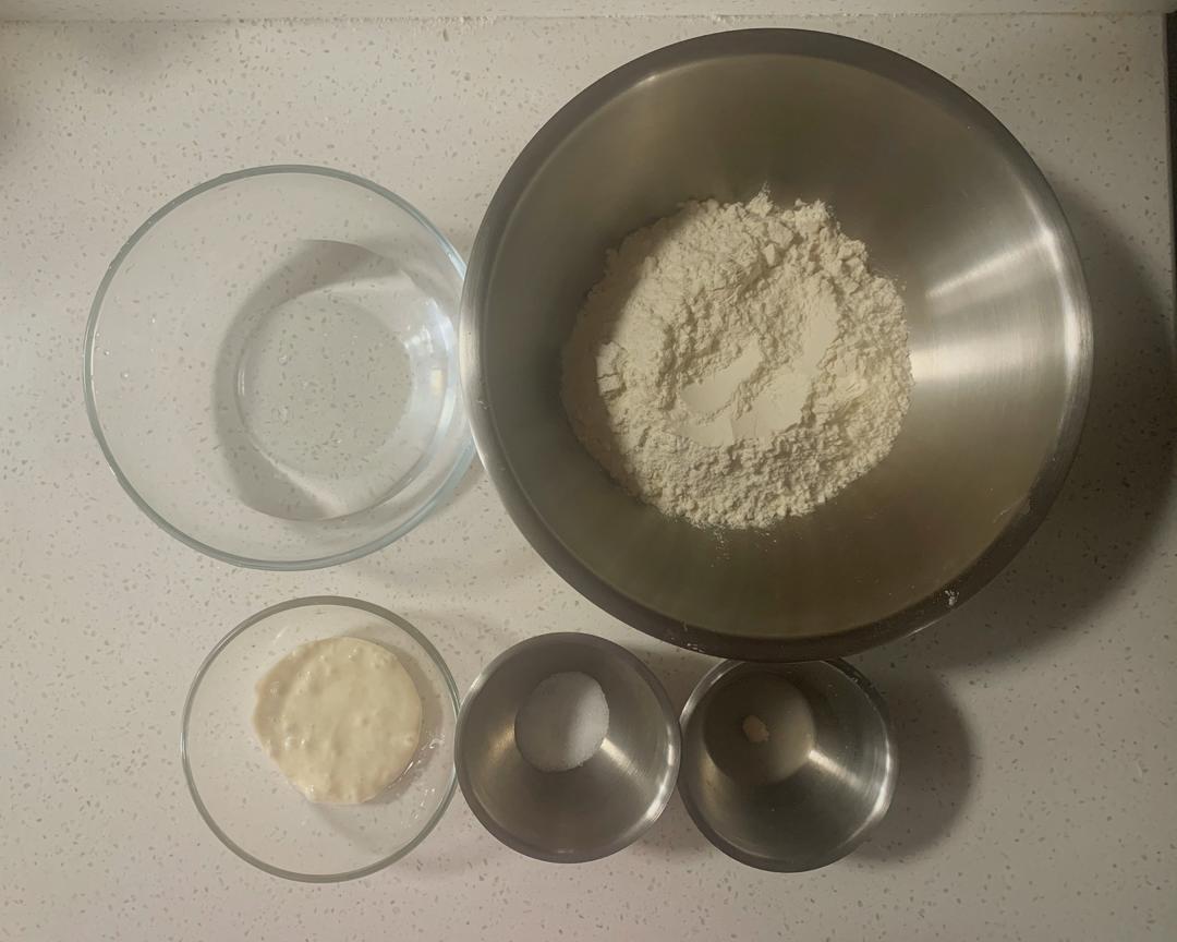 纯奶手撕吐司的做法 步骤1