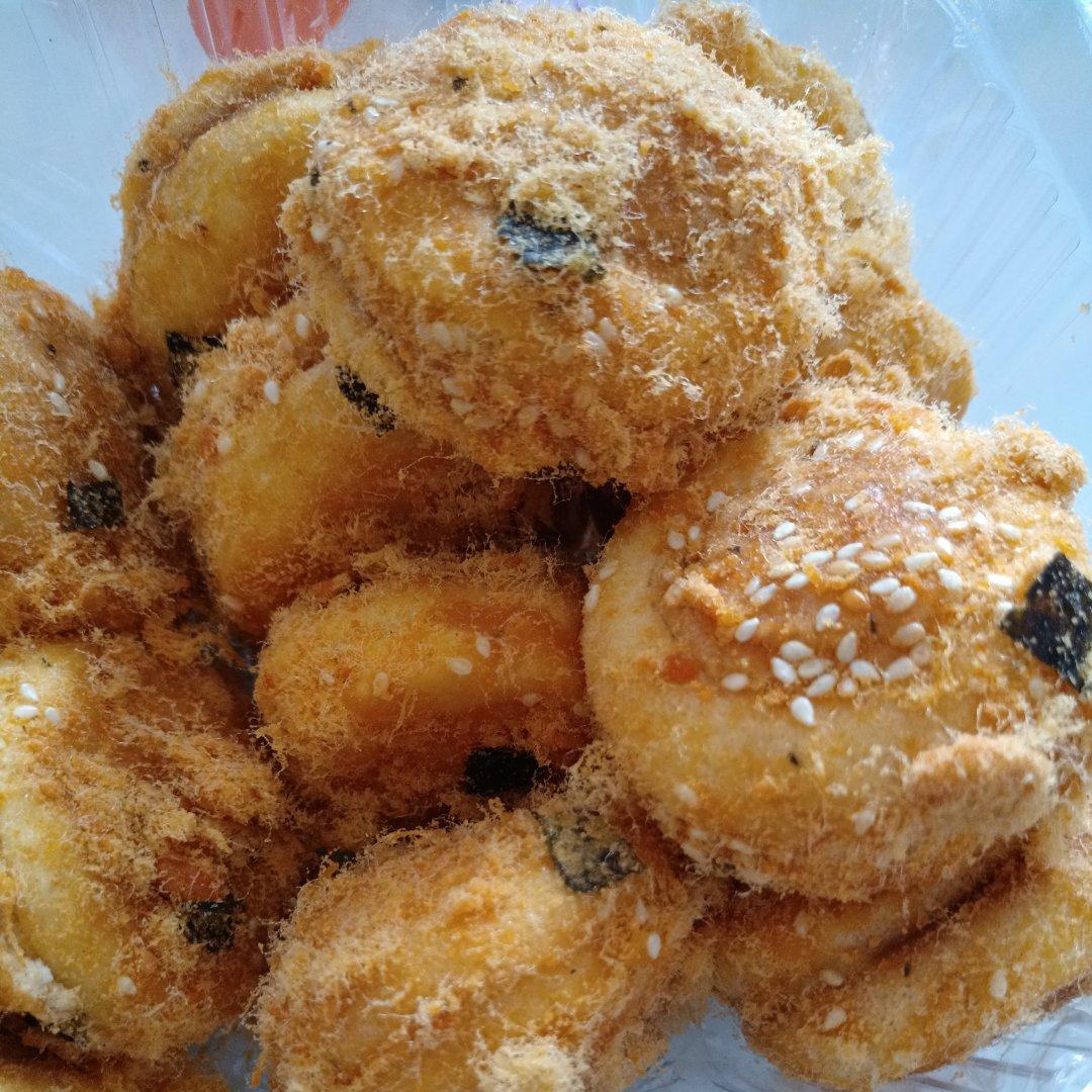 【海苔肉松小贝】酥松香甜，不浪费边角料