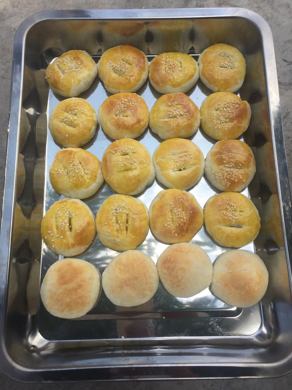 酥皮绿豆饼   酥得掉渣渣