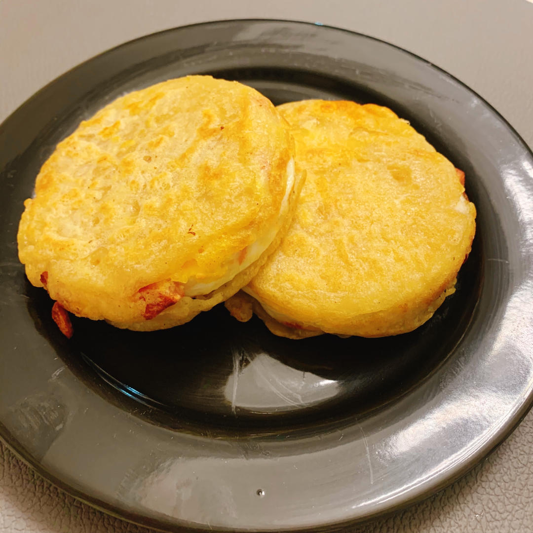 鸡蛋汉堡（蛋堡）鸡蛋饼
