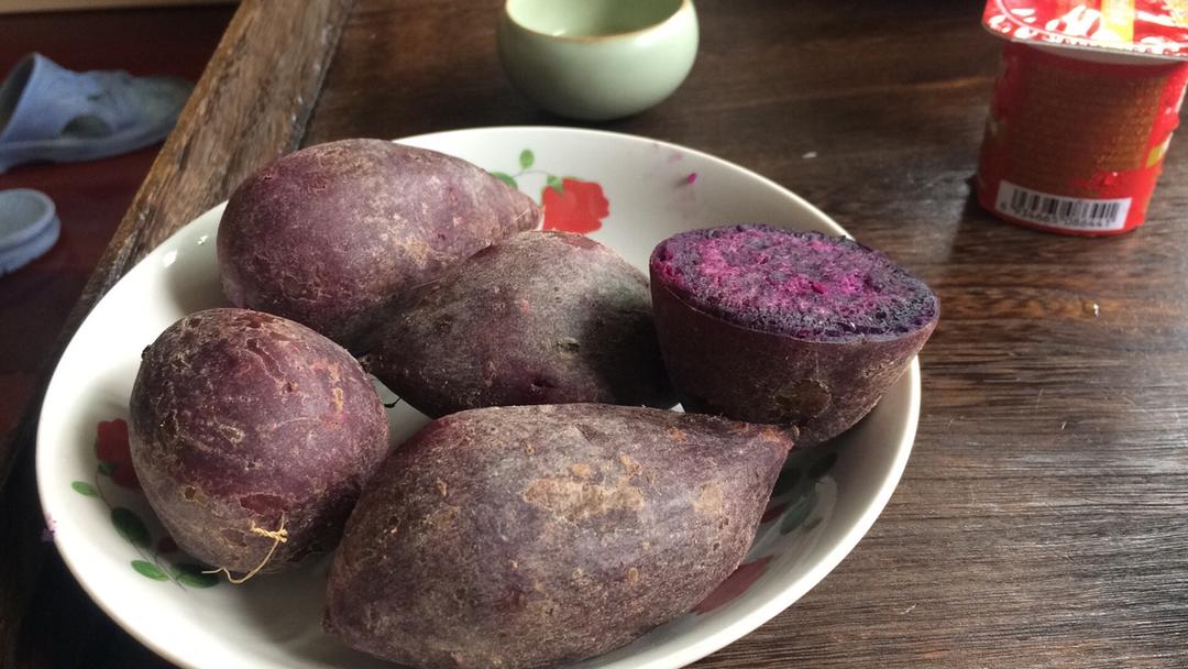 蒸紫薯