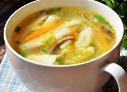 大白菜三丝豆腐汤的做法