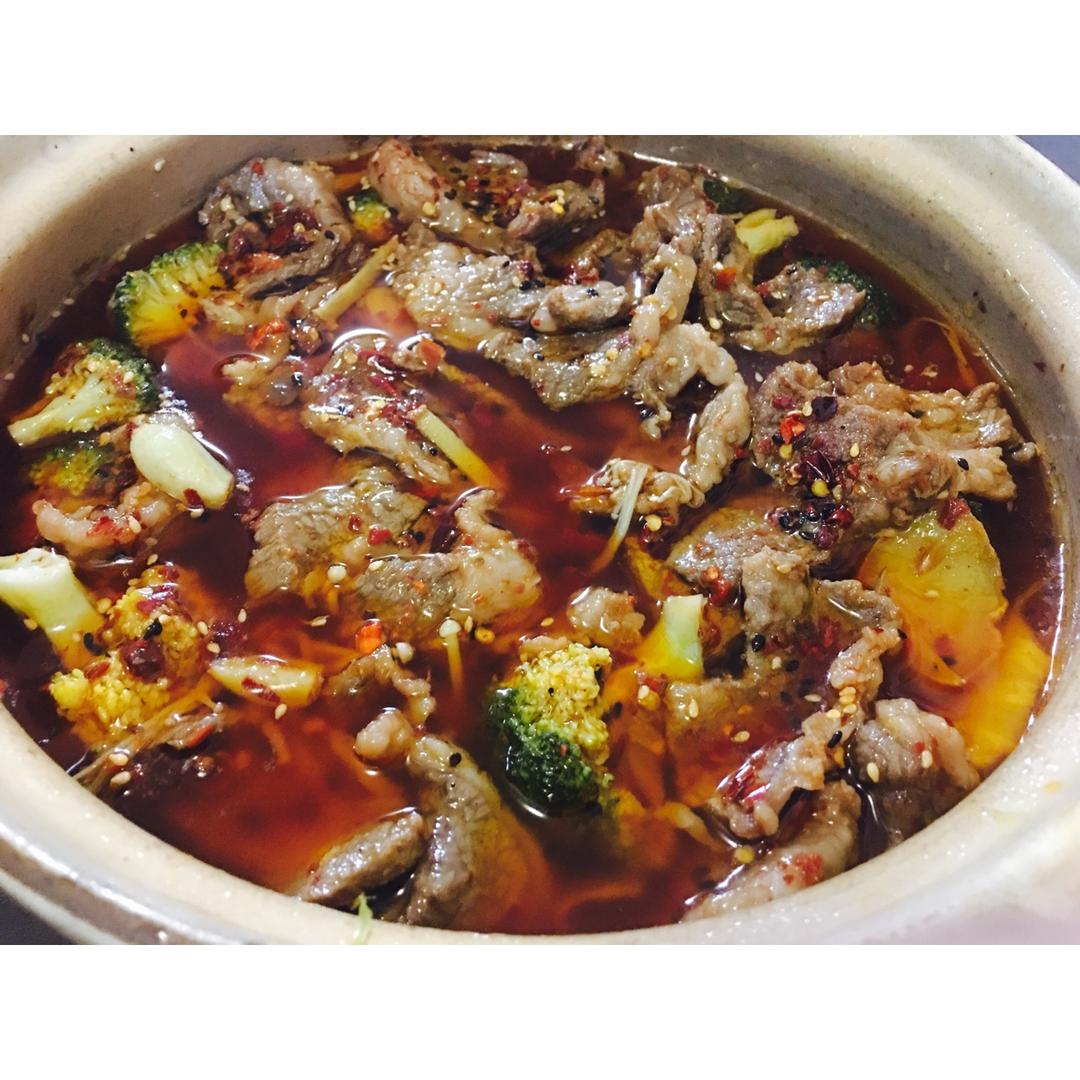 水煮牛肉