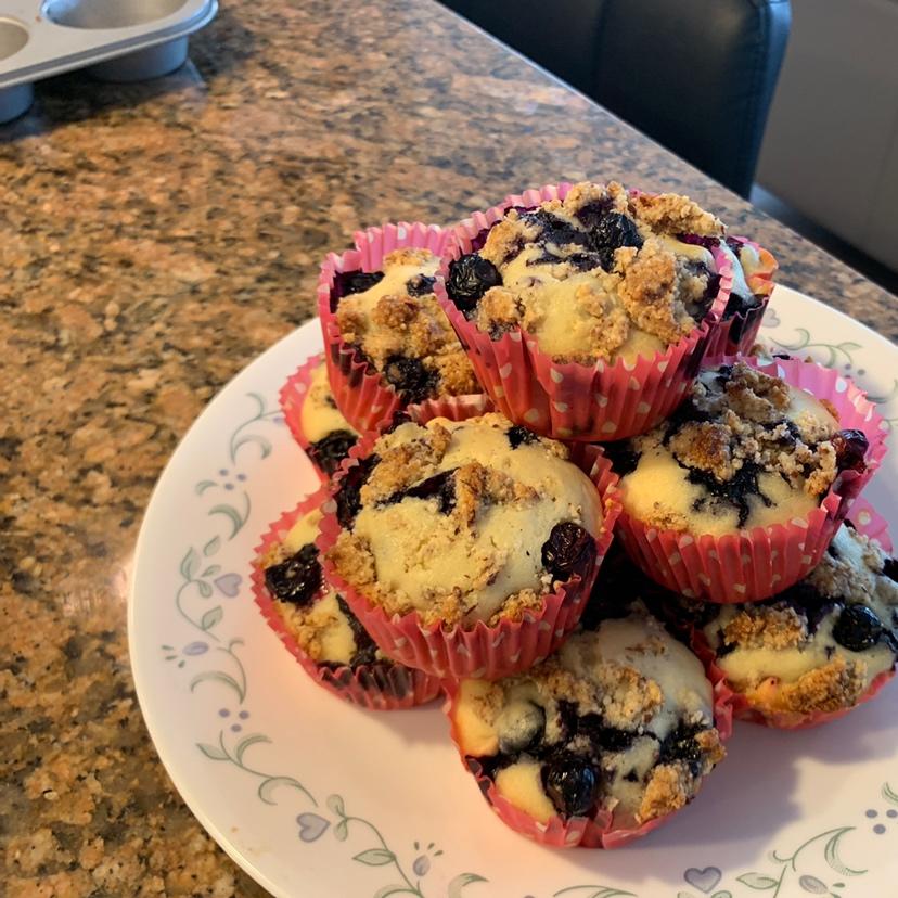 蓝莓玛芬蛋糕 Blueberry Muffin