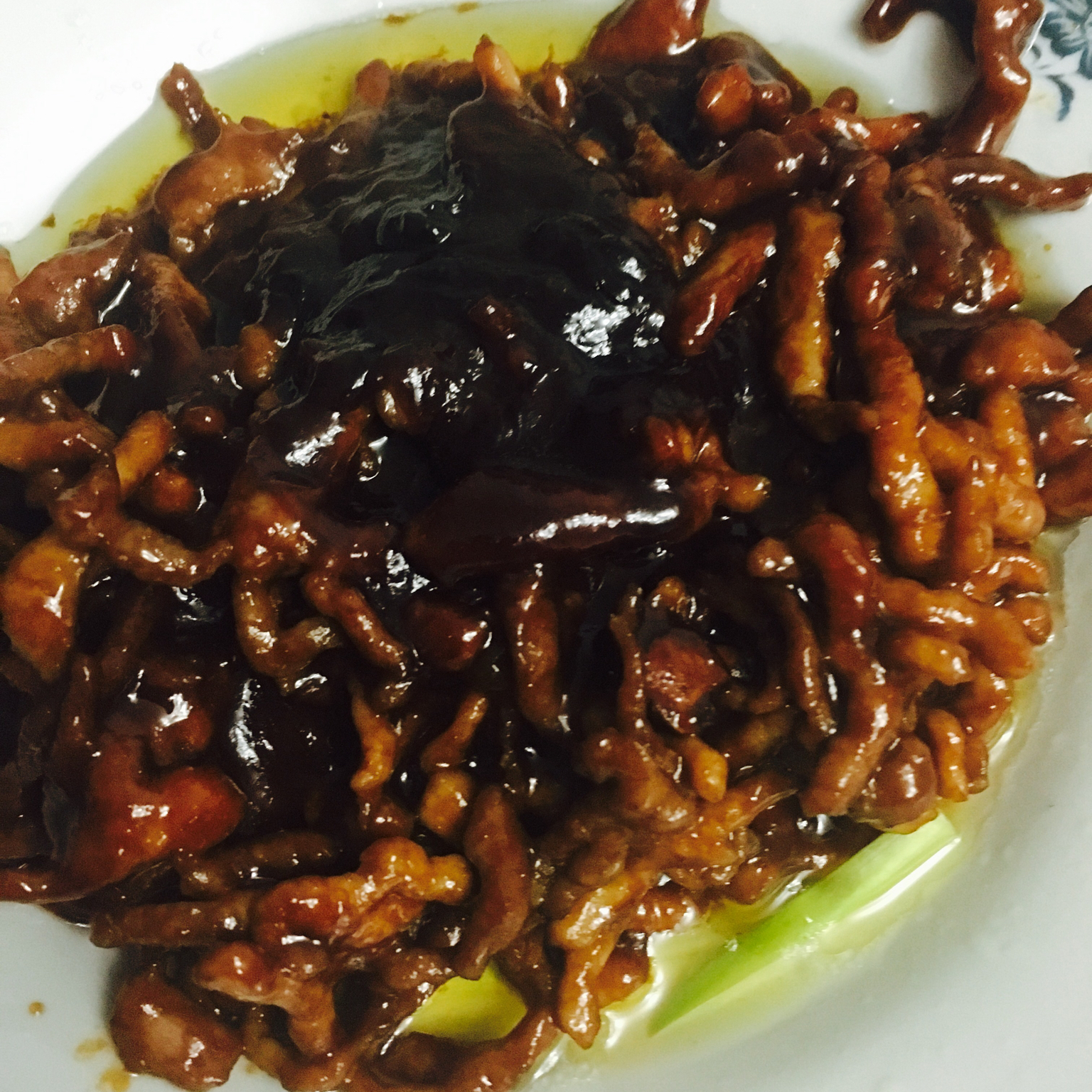 老丁的私房菜-京酱肉丝