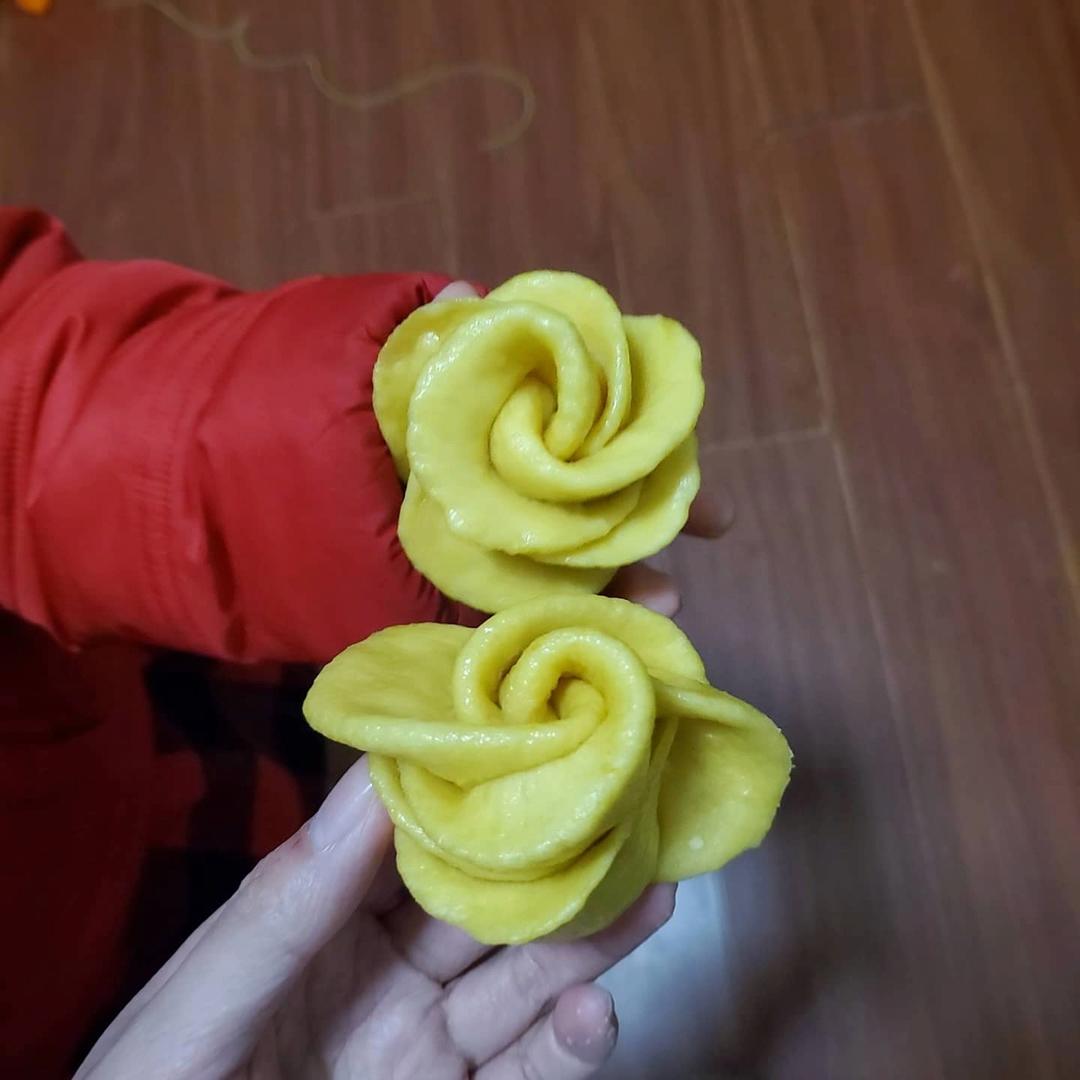 玫瑰花馒头