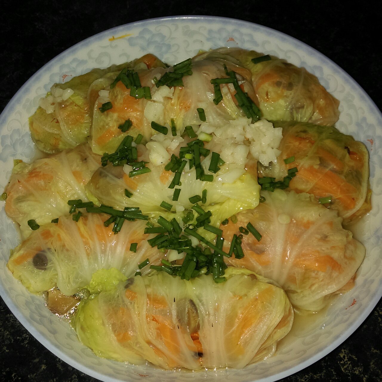 如何让白菜也高大上起来丨晶莹白菜卷 · 圆满素食