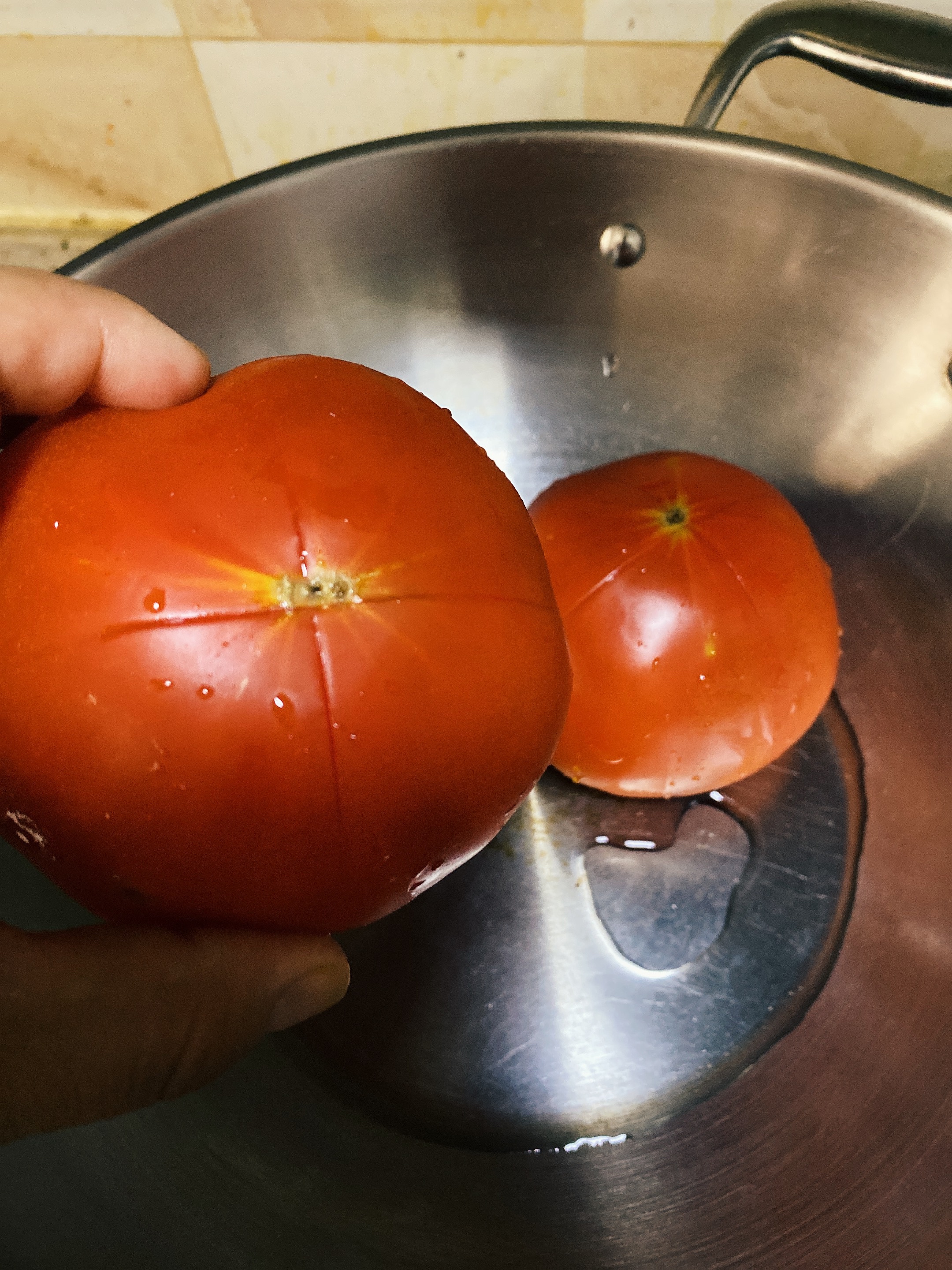开胃番茄鸡蛋拌面的做法 步骤1